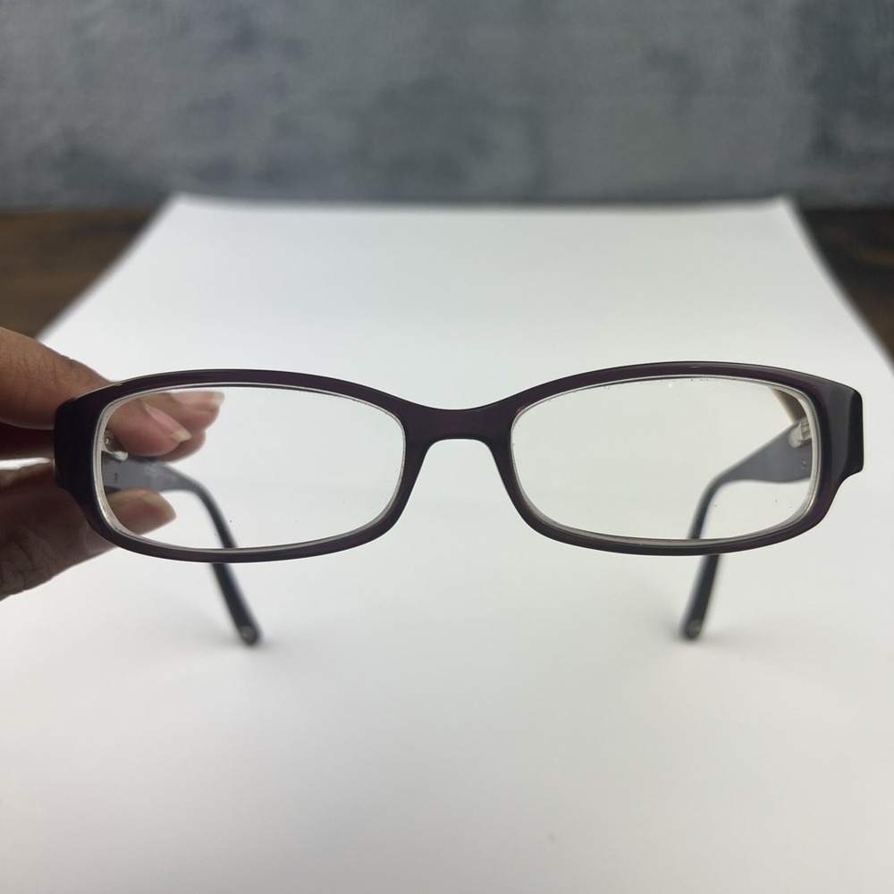 Coach Bernice 844 Purple Eyeglasses Womens Full Rim  51-18-130 Frames Only - Picture 7 of 13